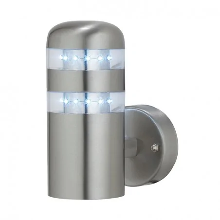 Kinkiety-ogrodowe - prosty kinkiet ogrodowy led 2w neutralne światło oval-p og/0022 rum-lux 