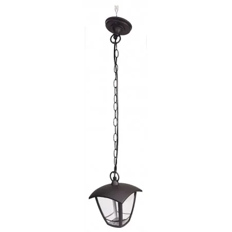 Lampy-ogrodowe-wiszace - wisząca lampa ogrodowa czarna e27 ip54 szot-825 og/0056 rum-lux 