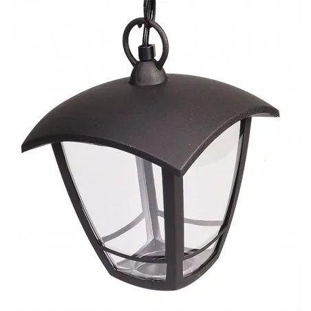 Lampy-ogrodowe-wiszace - wisząca lampa ogrodowa czarna e27 ip54 szot-825 og/0056 rum-lux 
