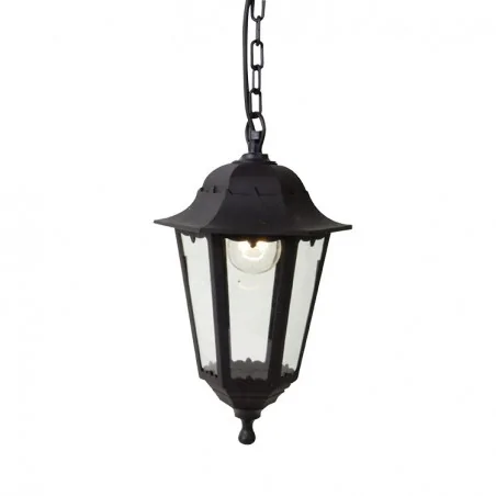 Lampy-ogrodowe-wiszace - ogrodowa lampa wisząca czarna e27 ip44 retro-4025 og/0040 rum-lux 
