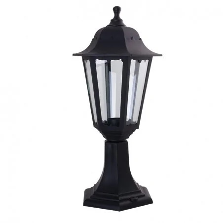 Strona-glowna - czarna lampa ogrodowa wolnostojąca e27 ip44 retro-4024 og/0039 rum-lux 