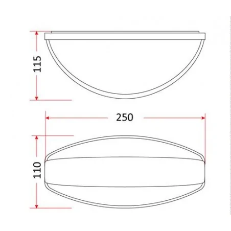 Kinkiety-ogrodowe - szara lampa zewnętrzna 1xe27 plastic-600c 94054031 rum-lux 