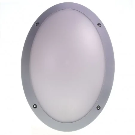 Kinkiety-ogrodowe - kinkiet do ogrodu biały 1xe27 plastic-600b 94054031 rum-lux 