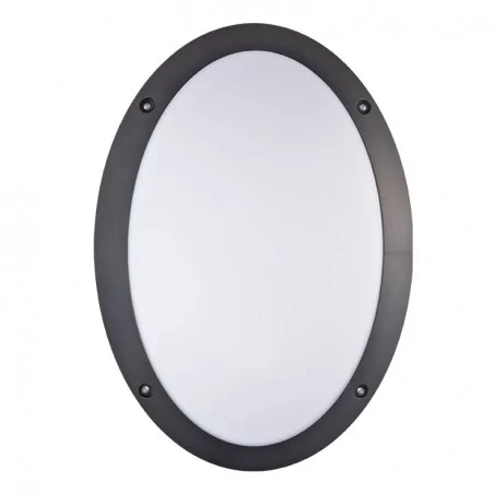 Kinkiety-ogrodowe - kinkiet ogrodowy czarny plastikowy e27 plastic-600b 94054031 rum-lux 