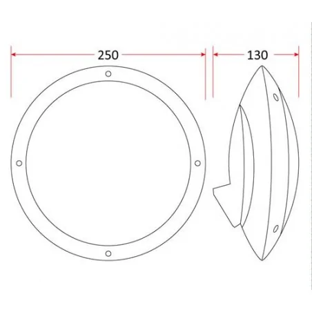 Kinkiety-ogrodowe - czarno-biały kinkiet ogrodowy plastikowy ip65 e27 plastic-600a 94054031 rum-lux 