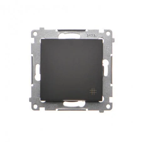 Wylaczniki-krzyzowe - włącznik krzyżowy czarny mat simon 54 dw7.01/49 kontakt-simon 