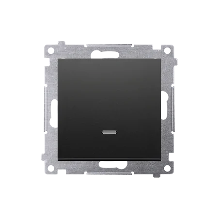 Wylaczniki-krzyzowe - włącznik krzyżowy z podświetleniem led czarny mat simon 54 dw7l.01/x/49 kontakt-simon 
