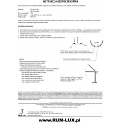 Lampki-biurkowe - lampka biurkowa led z regulacją natężenia światła oraz barwy + usb 10w żuraw hd1816a rum-lux 