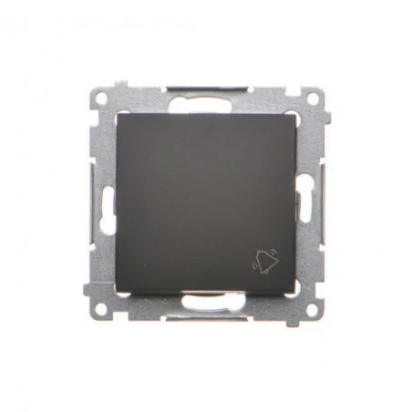 Wlaczniki-i-przyciski-dzwonkowe - przycisk dzwonek czarny mat simon 54 dd1.01/49 kontakt-simon 