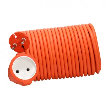 Przedluzacze-elektryczne - ogrodowy przedłużacz pomarańczowy 10m pu-10m 85444290 rum-lux 