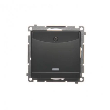 Wlaczniki-hotelowe - włącznik hotelowy z podświetleniem czarny mat dwh1.01/49 simon 54 kontakt-simon 