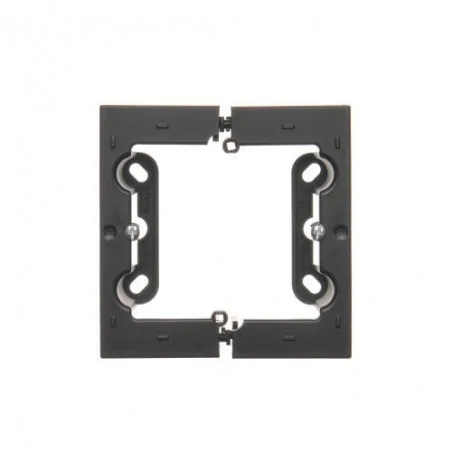 Puszki-natynkowe - puszka natynkowa składana pojedyncza czarny mat dsc/49 simon 54 premium kontakt-simon 