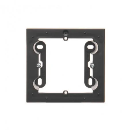 Puszki-natynkowe - puszka natynkowa pojedyncza czarny mat simon 54 dpn1/49 premium kontakt-simon 