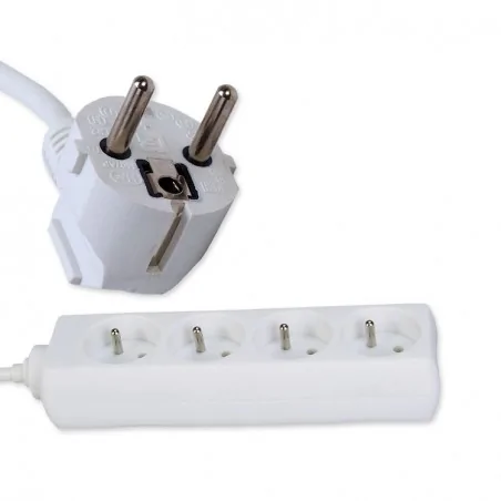 Listwy-zasilajace - biała listwa zasilająca 4 gniazda 5m domowy pm/4-3-5m z/u pm/0024 rum-lux 