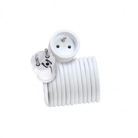 Listwy-zasilajace - przedłużacz mieszkaniowy 5 metrów 1 gniazdo pm/1-3-5m pm/0005 rum-lux 