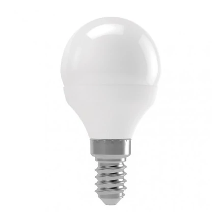 Gwint-trzonek-e14 - żarówka led mleczna kulka 4.1w-32w 350lm e14 neutralna 3 lata emos zq1211 