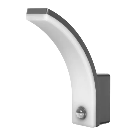 Oprawy-led-zewnetrzne - szara oprawa ścienna led z czujnikiem ruchu ściemnialna 20w ip65 ad-op-6204glpmr4 frenit orno 