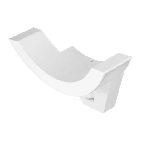 Kinkiety-ogrodowe - biała oprawa ogrodowa z czujnikiem ruchu 10w neutralna ip54 800lm spinel led ad-op-6119wlpmr4 orno 