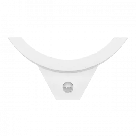 Kinkiety-ogrodowe - biała oprawa ogrodowa z czujnikiem ruchu 10w neutralna ip54 800lm spinel led ad-op-6119wlpmr4 orno 