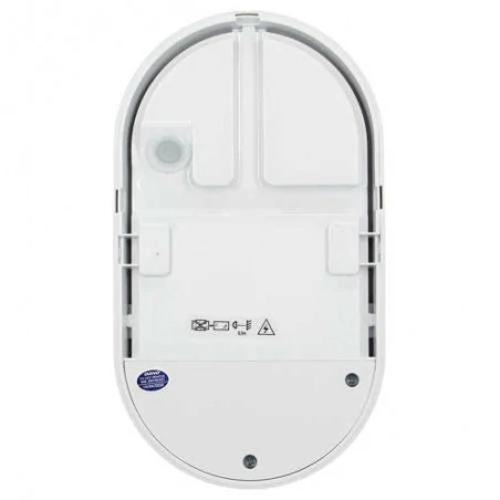 Oprawy-led-zewnetrzne - oprawa ogrodowa led biała z czujnikiem ruchu 10w ip54 ad-op-6110wlpmr4 nefryt led orno 