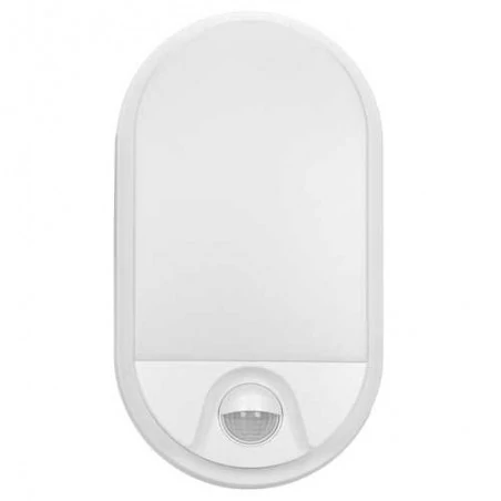 Oprawy-led-zewnetrzne - biała oprawa ogrodowa led z czujnikiem ruchu 15w 4000k ip54 nefryt led ad-op-6147wlpmr4 orno 