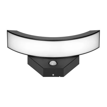 Kinkiety-ogrodowe - oprawa ogrodowa z czujnikiem ruchu w kolorze czarnym 10w ip54 4000k 800lm spinel led ad-op-6119blpmr4 orno 