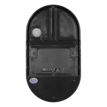 Oprawy-led-zewnetrzne - oprawa ogrodowa z czujnikiem ruchu czarna neutralne światło 15w 4000k ad-op-6147blpmr4 nefryt orno 