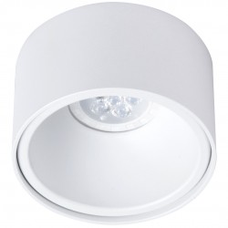 Oswietlenie-sufitowe - oprawa podtynkowa biała 4,5cm 1xgu10 7w bali ml0053 eko-light