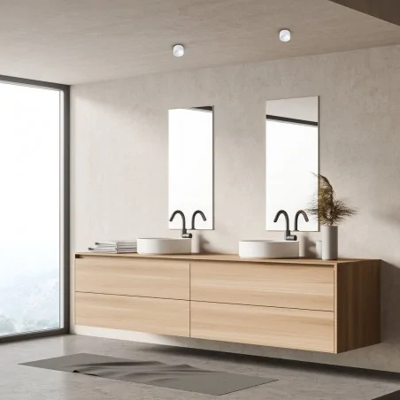 Oswietlenie-sufitowe - oprawa podtynkowa biała 4,5cm 1xgu10 7w bali ml0053 eko-light 