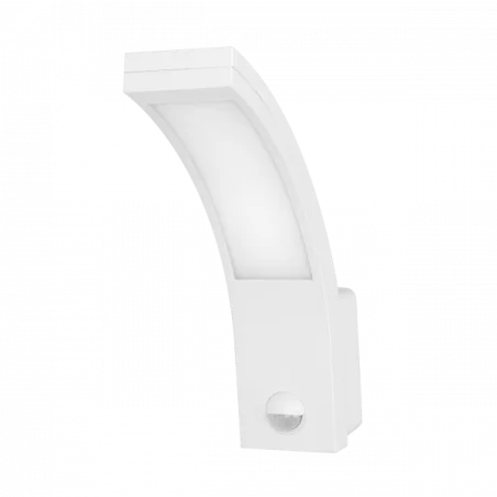 Oswietlenie - oprawa ogrodowa z czujnikiem ruchu biała 10w piryt ad-op-6109wlpmr4 orno 