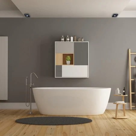 Oswietlenie-sufitowe - czarna lampa podtynkowa ruchoma gu10 7w nusa ml0046 eko-light 