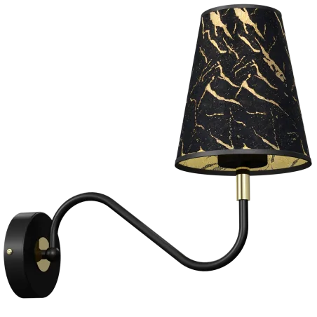 Kinkiety-do-salonu - kinkiet czarno - złoty 1xe27 hermes mlp7280 eko-light 