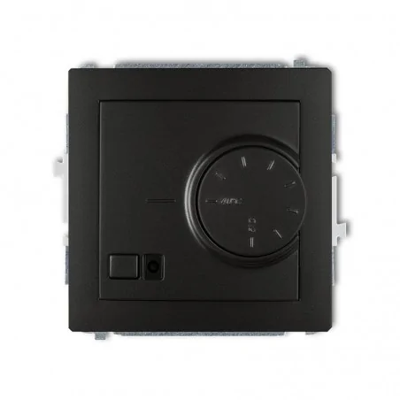 Regulatory-temperatury - regulator temperatury z czujnikiem powietrznym czarny mat deco 12drt-2 karlik 