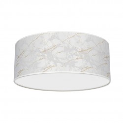 Lampy-sufitowe - lampa sufitowa biało - złota ø400mm 2xe27 senso white/gold mlp7306 eko-light