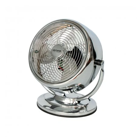Wentylatory-na-biurko - wentylator na biurko chromowany w stylu retro 15w vo1941 volteno 