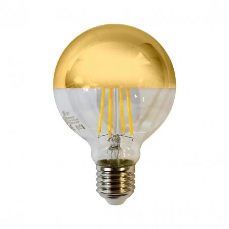 Zarowki-dekoracyjne - żarówka filamentowa led 5w g80 e27 3000k gold ekzf7810 eko-light 