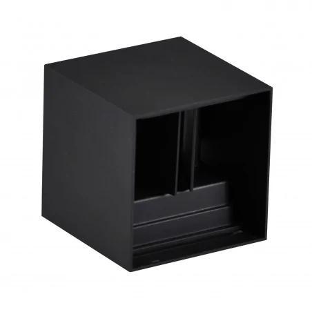 Kinkiety-ogrodowe - czarna lampa elewacyjna na żarówkę g9 ip44 kioto 318572 polux 