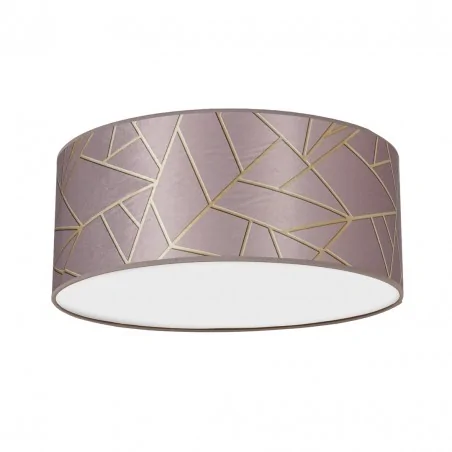 Lampy-sufitowe - różowa lampa sufitowa okrągła 2xe27 ziggy pink mlp7585 eko-light 