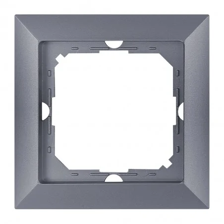 Ramki-instalacyjne - pojedyncza ramka antracytowa do serii perła ra-1p abex 