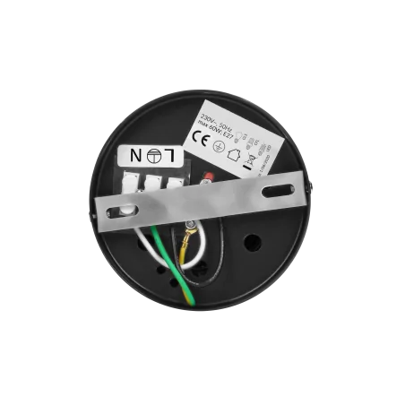 Oprawy-sufitowe - oprawa sufitowa typu downlight czarna e27 korin 10 ad-od-6179be27 orno 