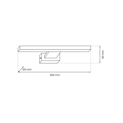 Strona-glowna - kinkiet hermetyczny łazienkowy długi chrom shine 7w led 4000k ml029 eko-light 