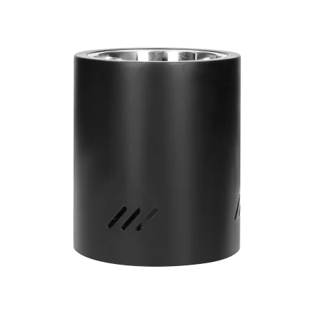 Oprawy-sufitowe - czarna tuba sufitowa natynkowa na żarówkę e27 średnica 16,5cm korin 16 ad-od-6181be27 orno 