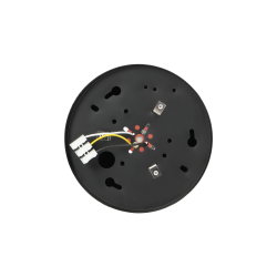 Oprawy-sufitowe - czarna tuba sufitowa natynkowa na żarówkę e27 średnica 16,5cm korin 16 ad-od-6181be27 orno 