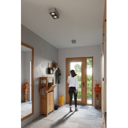 Oswietlenie-sufitowe - betonowy plafon 2xgu10 quatro sl.0884 sollux lighting 
