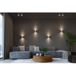 Oswietlenie - plafon beton gu10 orbis sl.0488 sollux lighting 