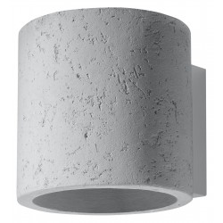 Kinkiety-do-salonu - kinkiet beton tuba g9 orbis sl.0486 sollux lighting