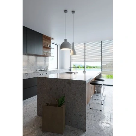 Oswietlenie-sufitowe - betonowa lampa wisząca damaso sl.0281 sollux lighting 