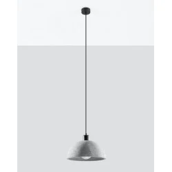 Oswietlenie-sufitowe - betonowa lampa wisząca pablito sl.0847 sollux lighting 