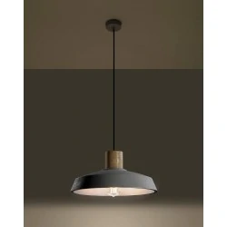 Oswietlenie-sufitowe - betonowa lampa wisząca afra sl.0282 sollux lighting 