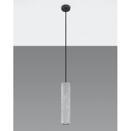 Oswietlenie-sufitowe - betonowa lampa wisząca luvo sl.0653 sollux lighting 